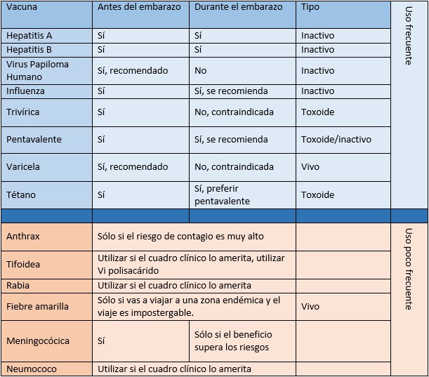 Vacunas durante el embarazo