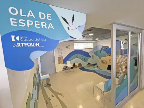 Sala de espera pediátrica sensorial de la Región de Valparaíso
