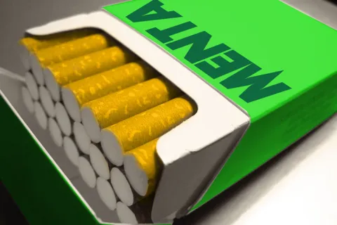 Cigarros sabor menta