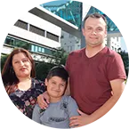 Eduardo y Jacqueline, padres de Alejandro Medina